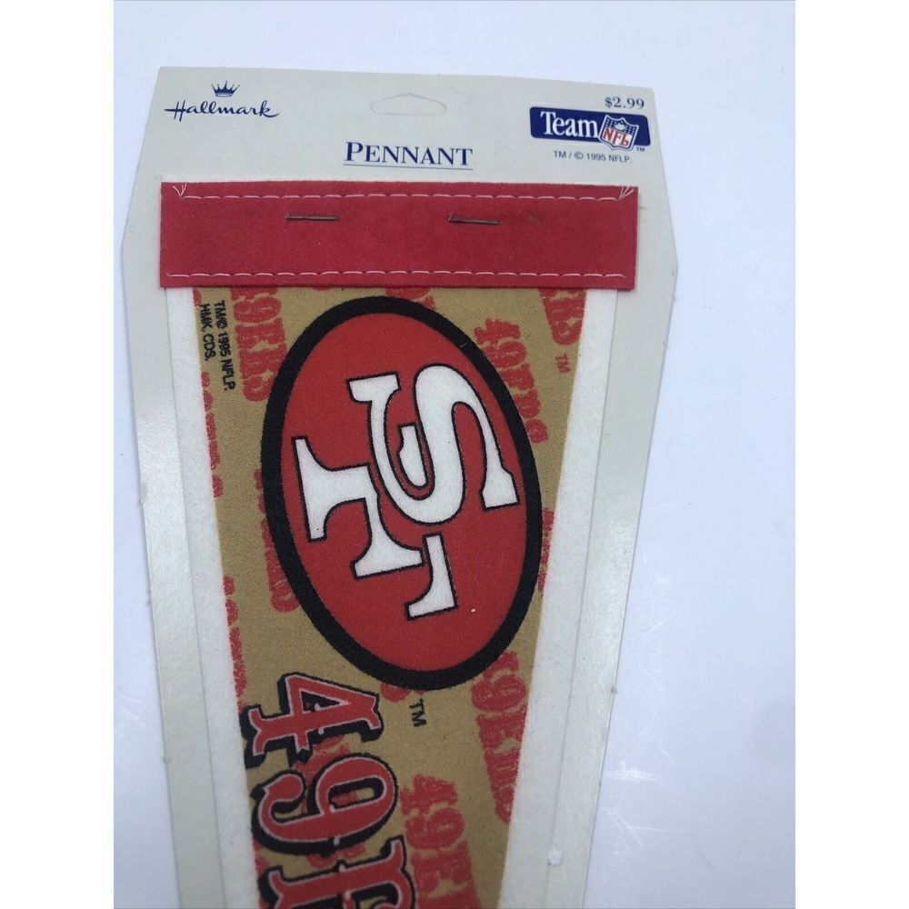 San Francisco 49ers  Vintage Retro Pennant Flag. 1995 - Picture 9 of 12
